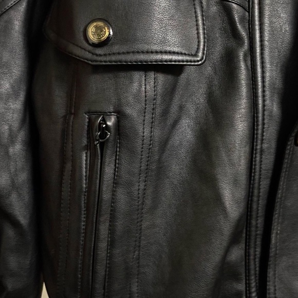 TIN LIN KOREAN STYLE LEATHER JACKET FOR MEN’S & WOMEN’S - Picture 6 of 6